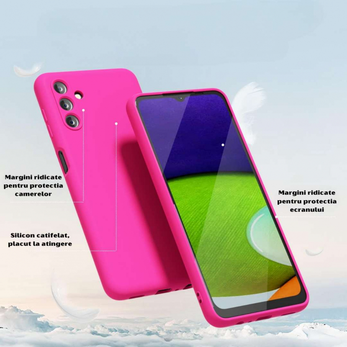 Husa pentru Samsung Galaxy A04s din sIlicon catifelat cu interior din microfibra si protectie la camere [2]