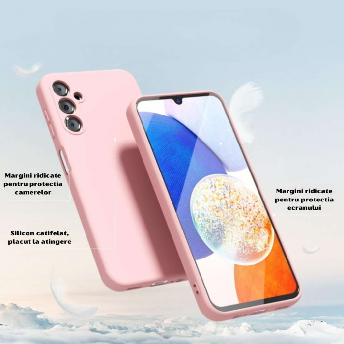 Husa pentru Samsung Galaxy A13 5G din sIlicon catifelat cu interior din microfibra si protectie la camere [2]