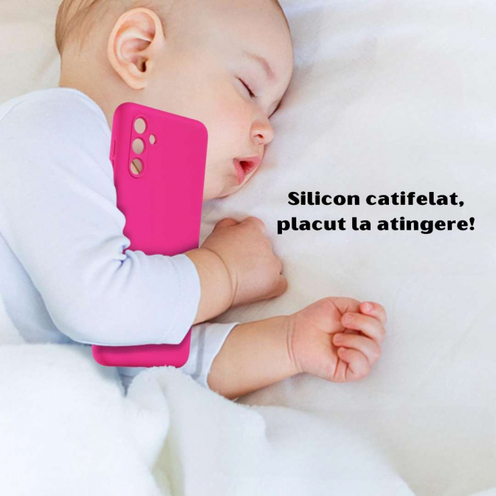 Husa pentru Samsung Galaxy A04s din sIlicon catifelat cu interior din microfibra si protectie la camere [3]