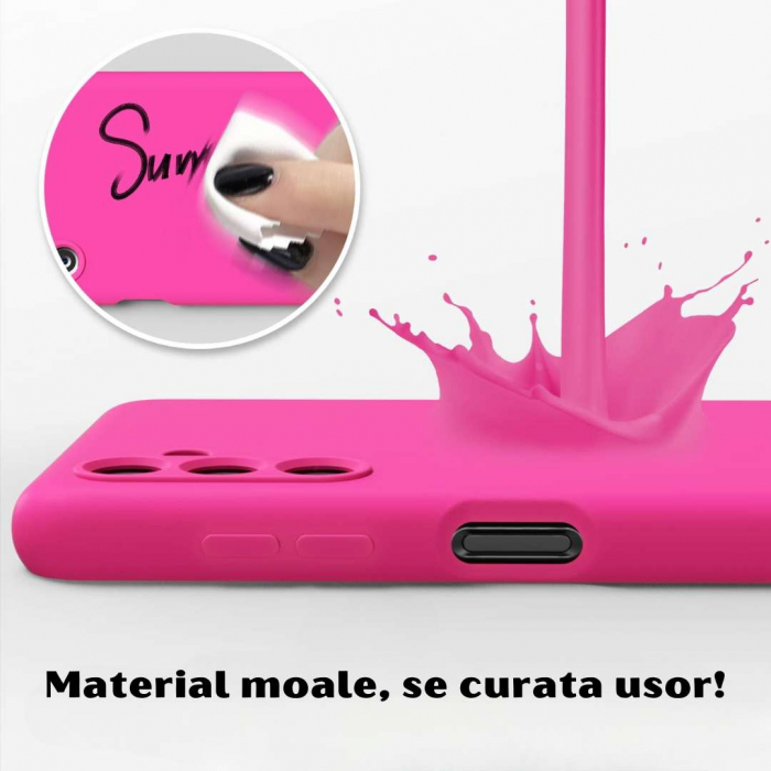 Husa pentru Samsung Galaxy A04s din sIlicon catifelat cu interior din microfibra si protectie la camere [4]