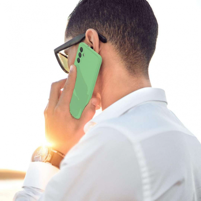 Husa pentru Samsung Galaxy A13 5G din sIlicon catifelat cu interior din microfibra si protectie la camere [5]