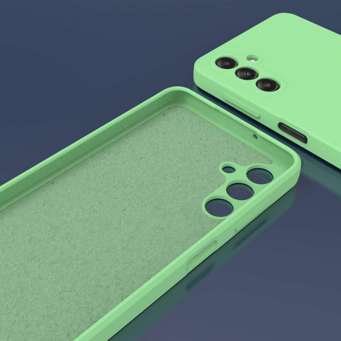 Husa pentru Samsung Galaxy A04s din sIlicon catifelat cu interior din microfibra si protectie la camere [3]