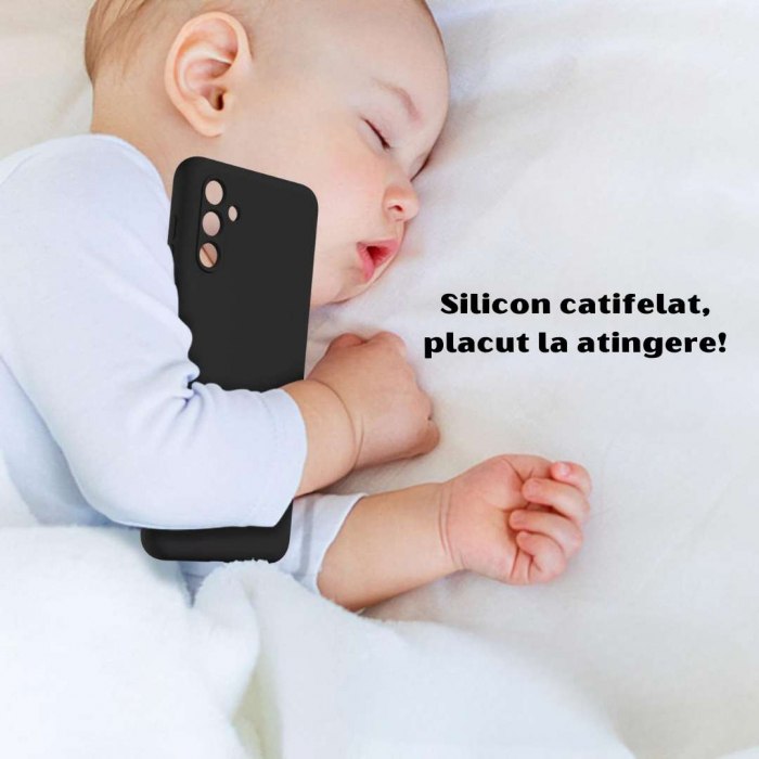 Husa pentru Samsung Galaxy A13 5G din sIlicon catifelat cu interior din microfibra si protectie la camere [3]