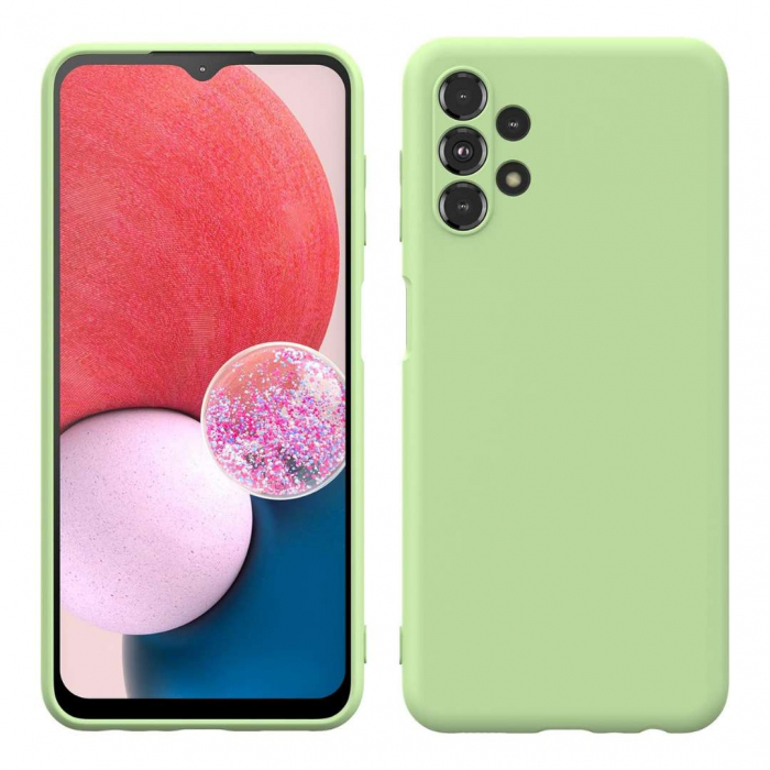 Husă Silicon Catifelat Samsung Galaxy A13 4G cu Protecție Cameră [6]