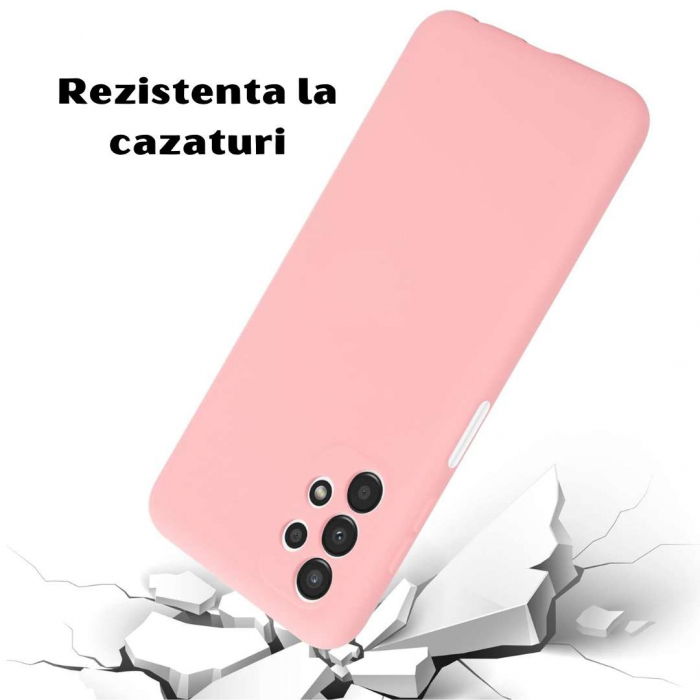 Husă Silicon Catifelat Samsung Galaxy A13 4G cu Protecție Cameră [2]