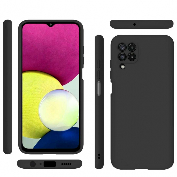 Husa Silicon Catifelat Samsung Galaxy A22 4G cu Protecție Cameră [6]