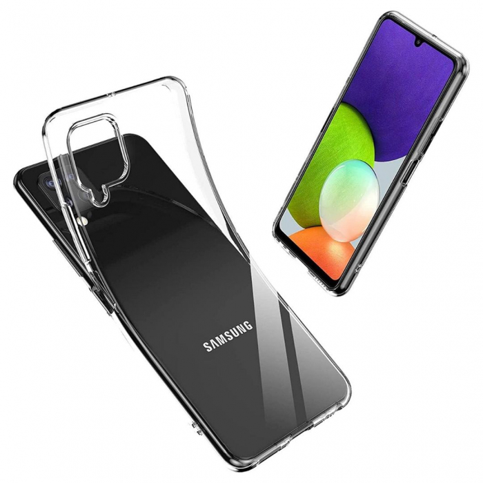 Husa Silicon Transparent pentru Samsung Galaxy A22 4G [2]