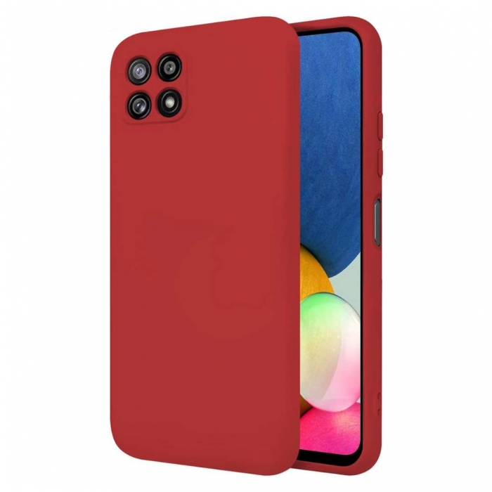Husa Silicon Catifelat Samsung Galaxy A22 5G cu Protecție Cameră [1]