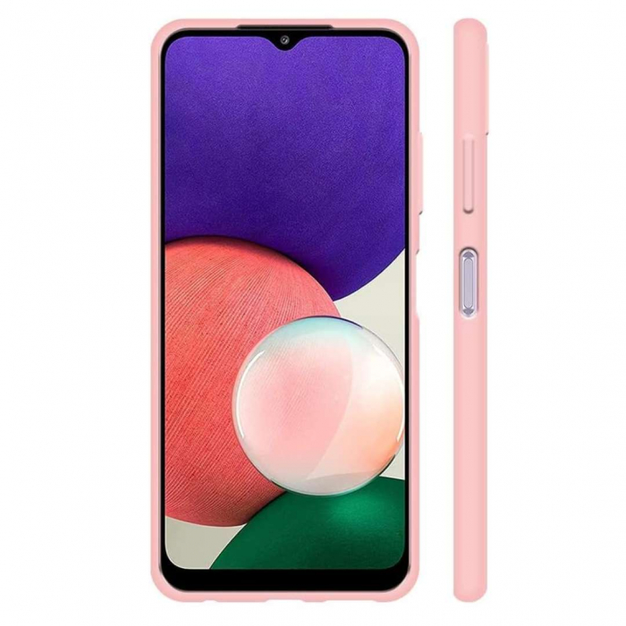 Husa Silicon Catifelat Samsung Galaxy A22 5G cu Protecție Cameră [3]