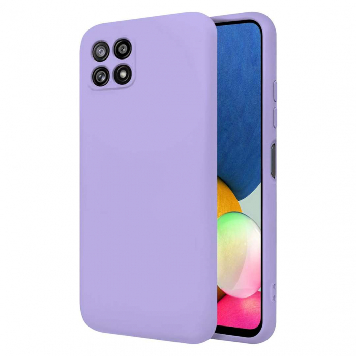 Husa Silicon Catifelat Samsung Galaxy A22 5G cu Protecție Cameră [1]
