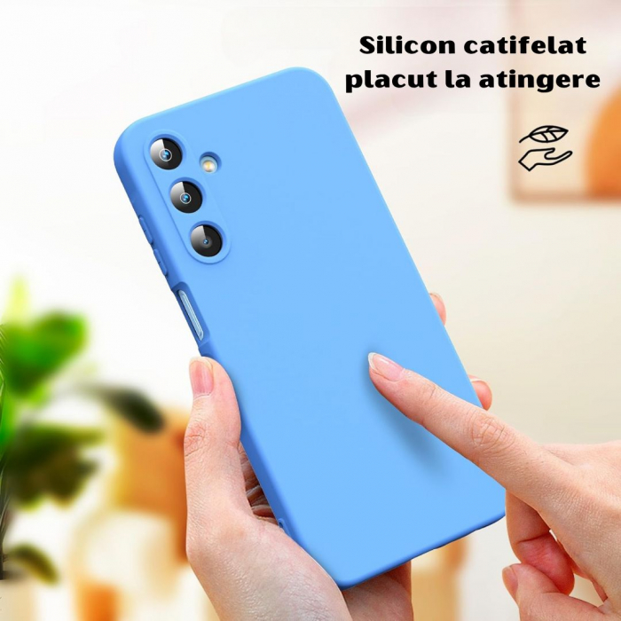 Husa pentru Samsung Galaxy A25 din sIlicon catifelat cu interior din microfibra si protectie la camere [6]