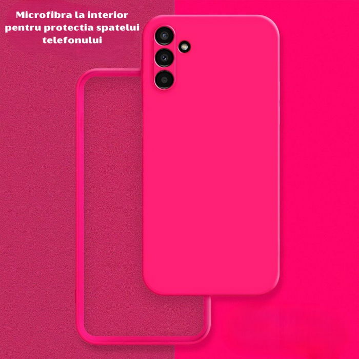 Husa pentru Samsung Galaxy A25 din sIlicon catifelat cu interior din microfibra si protectie la camere [3]