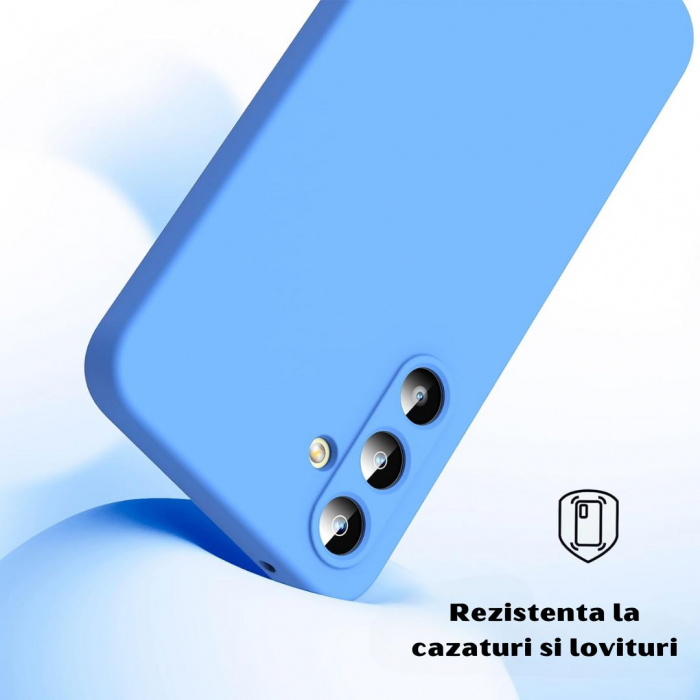 Husa pentru Samsung Galaxy A35 din sIlicon catifelat cu interior din microfibra si protectie la camere [2]