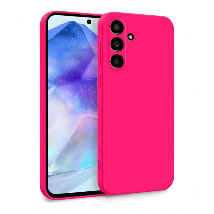 Husa pentru Samsung Galaxy A35 din sIlicon catifelat cu interior din microfibra si protectie la camere [1]