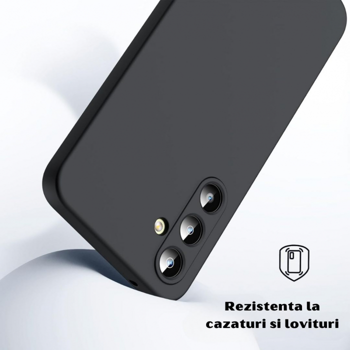 Husa pentru Samsung Galaxy A35 din sIlicon catifelat cu interior din microfibra si protectie la camere [2]