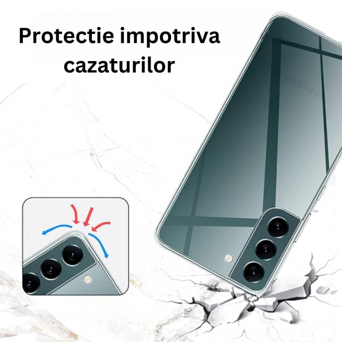 Husa Silicon Transparent pentru Samsung Galaxy S22 Plus [2]