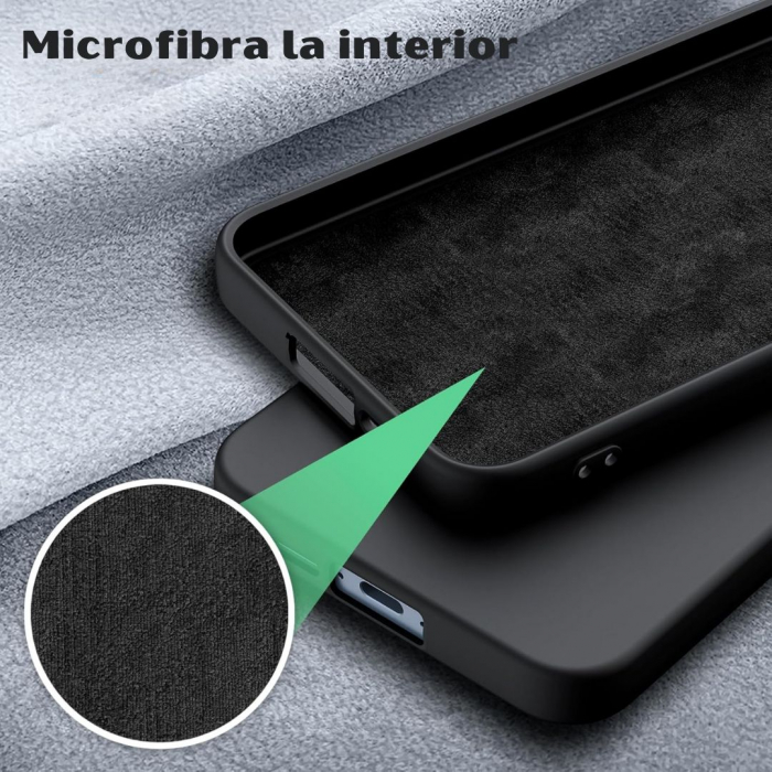 Husa pentru Samsung Galaxy S24 din sIlicon catifelat cu interior din microfibra si protectie la camere [3]