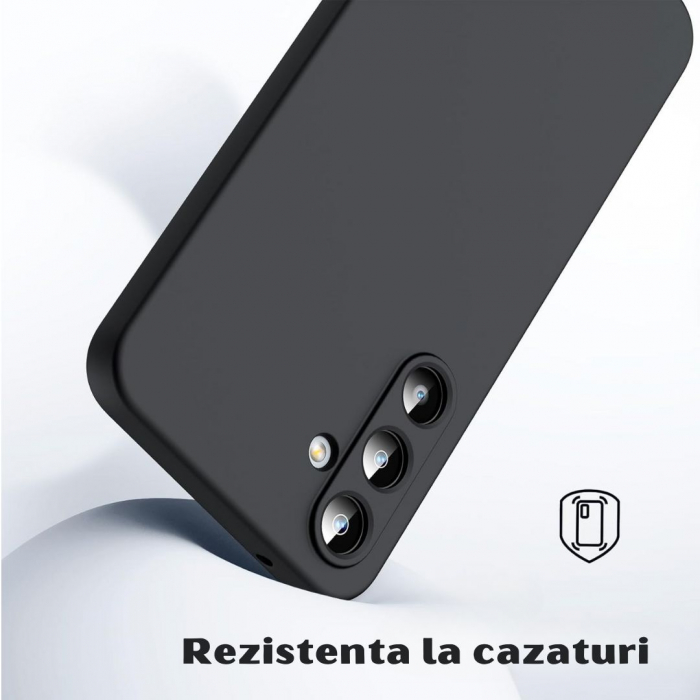 Husa pentru Samsung Galaxy S24 din sIlicon catifelat cu interior din microfibra si protectie la camere [2]