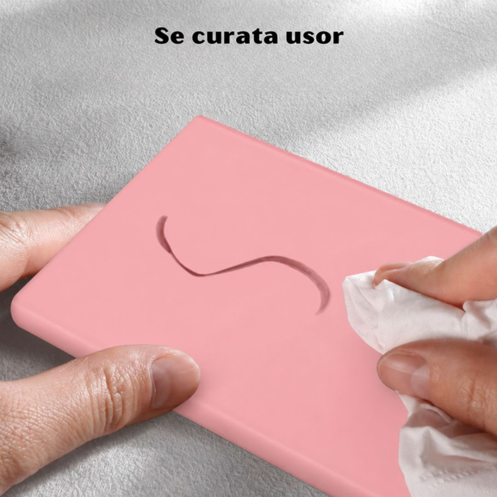 Husa pentru Samsung Galaxy S24 Ultra din sIlicon catifelat cu interior din microfibra si protectie la camere [4]