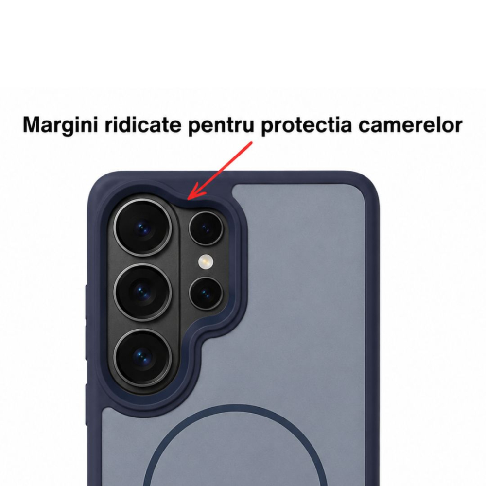 Husă pentru Samsung Galaxy S26 Ultra cu Inel Magnetic, Protecție Antisoc [3]