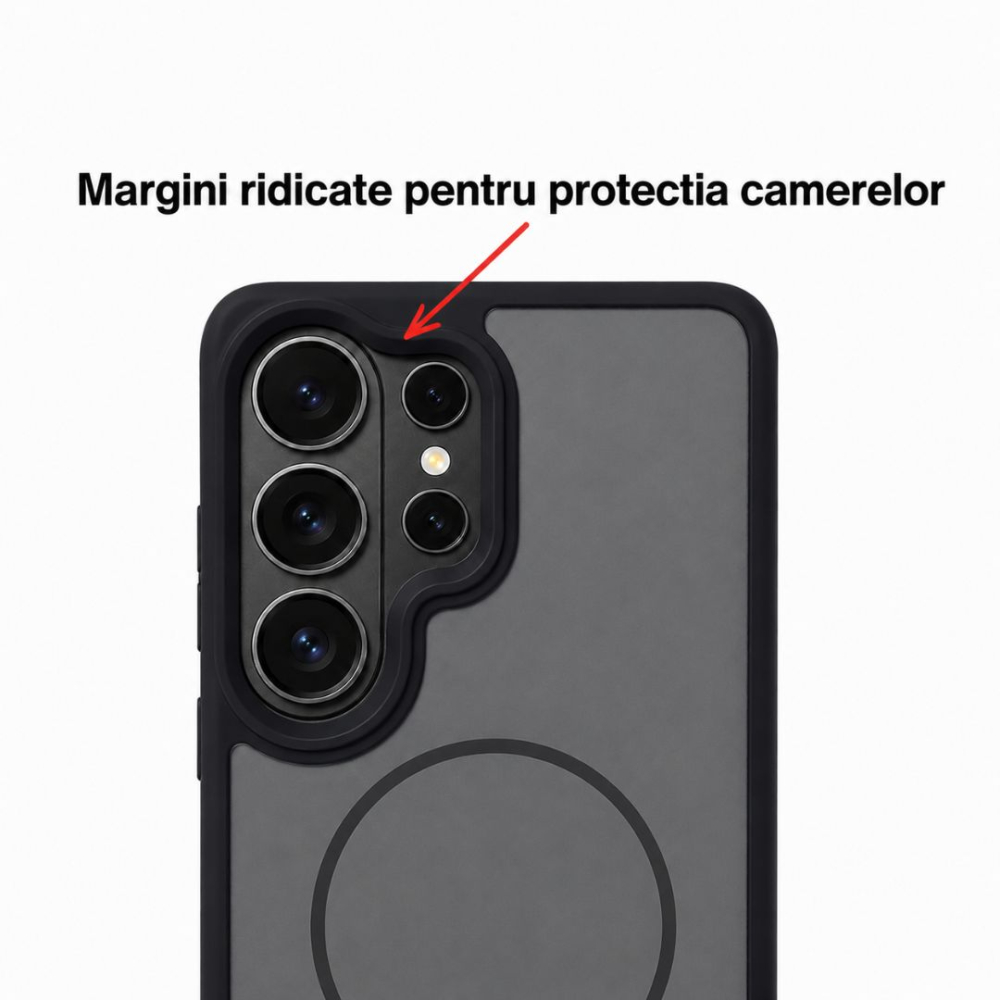 Husă pentru Samsung Galaxy S26 Ultra cu Inel Magnetic, Protecție Antisoc [3]