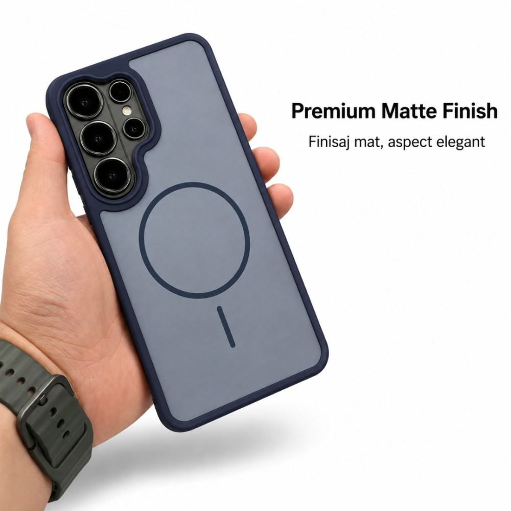 Husă pentru Samsung Galaxy S26 Ultra cu Inel Magnetic, Protecție Antisoc [4]