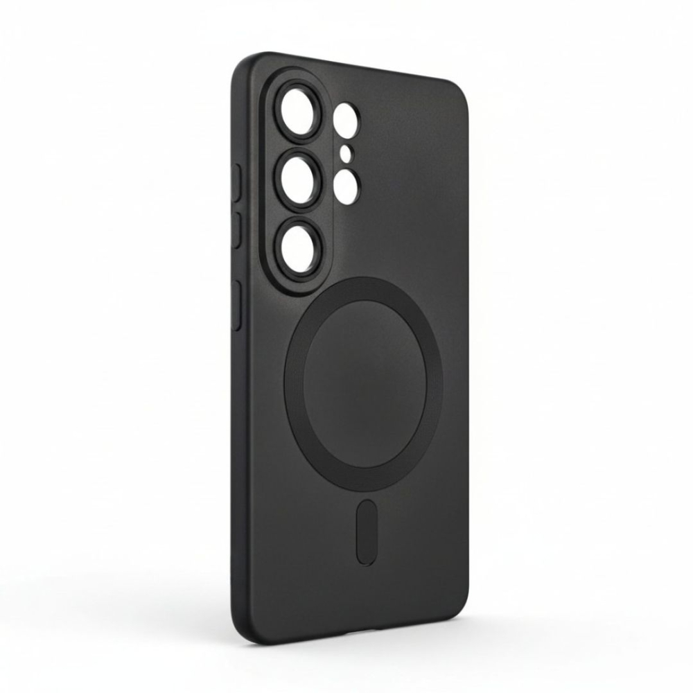 Husă pentru Samsung Galaxy S26 Ultra cu Inel Magnetic și Protectii pentru Camere – Soft Matte Black [7]