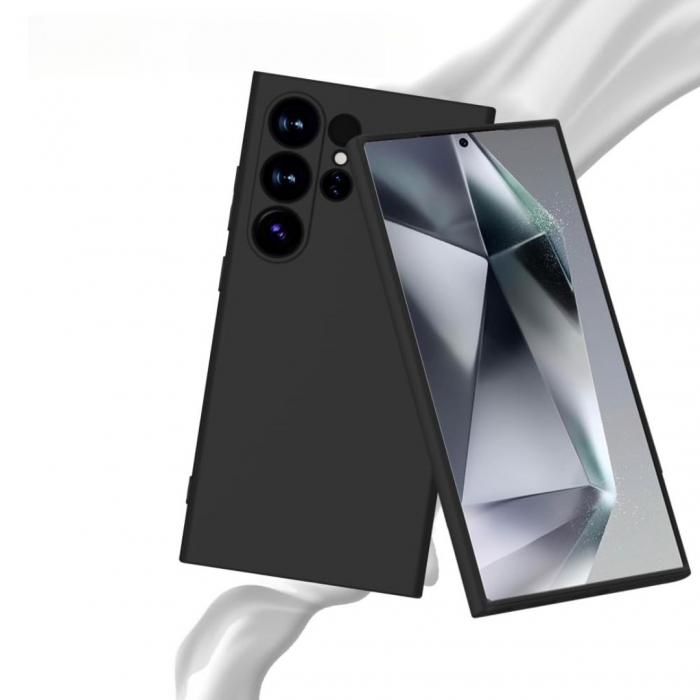 Husa pentru Samsung Galaxy S24 Ultra din sIlicon catifelat cu interior din microfibra si protectie la camere [6]
