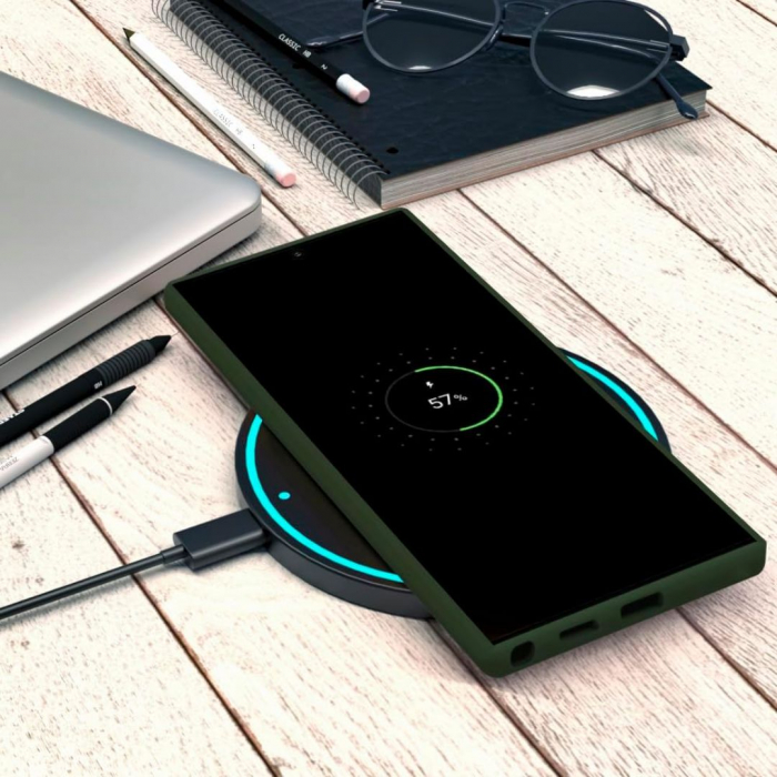 Husa pentru Samsung Galaxy S24 Ultra din sIlicon catifelat cu interior din microfibra si protectie la camere [4]