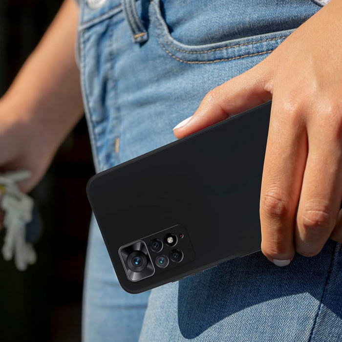 Husa pentru Xiaomi Redmi Note 11 Pro 5G din sIlicon catifelat cu interior din microfibra si protectie la camere [6]