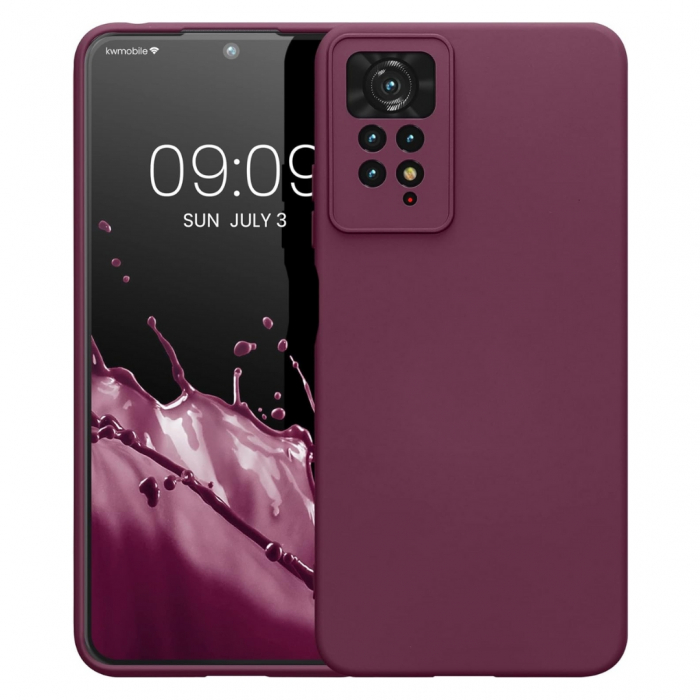 Husa pentru Xiaomi Redmi Note 11 Pro 4G din sIlicon catifelat cu interior din microfibra si protectie la camere [2]