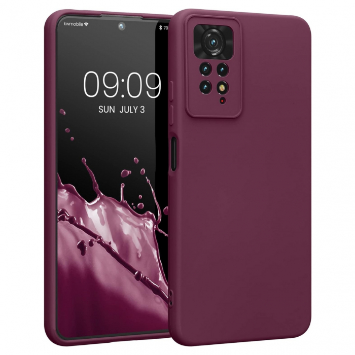 Husa pentru Xiaomi Redmi Note 11 Pro 4G din sIlicon catifelat cu interior din microfibra si protectie la camere [1]
