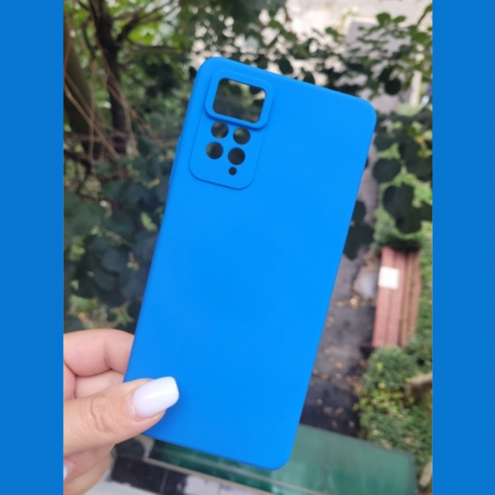 Husa pentru Xiaomi Redmi Note 11 Pro 5G din sIlicon catifelat cu interior din microfibra si protectie la camere [2]