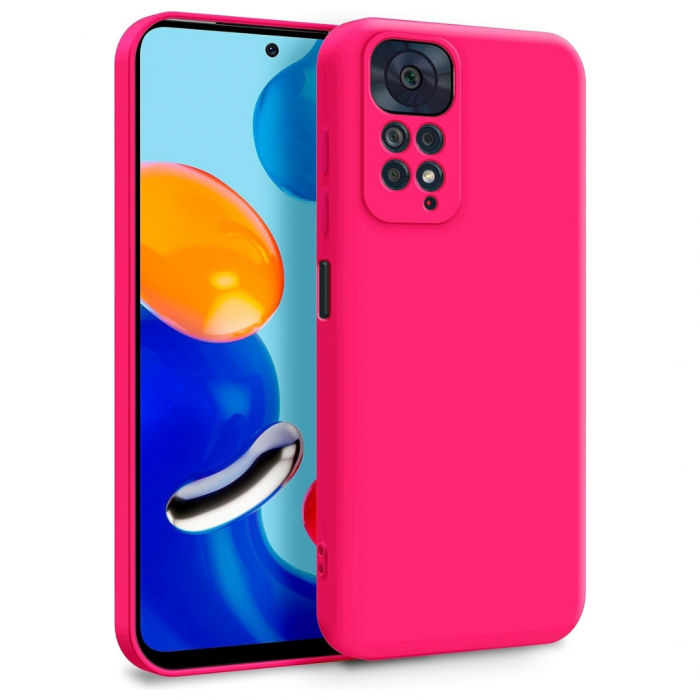Husa pentru Xiaomi Redmi Note 11 Pro 5G din sIlicon catifelat cu interior din microfibra si protectie la camere [1]