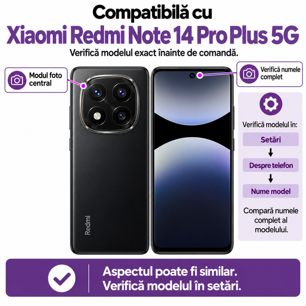 Husa pentru Xiaomi Redmi Note 14 Pro Plus 5G cu imprimeu floral, rezistenta la socuri si lovituri - ZetGSM [2]