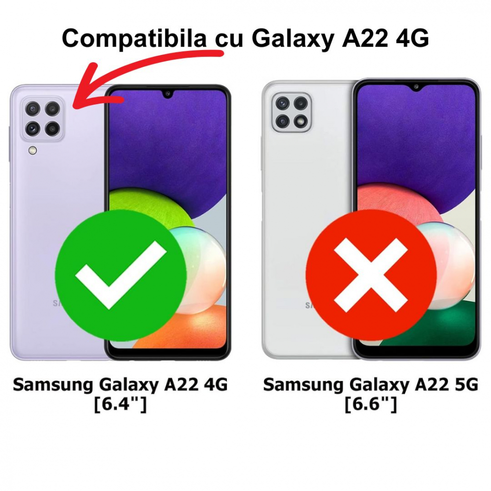Husa Protectie 360° (Fata+Spate) compatibila Samsung Galaxy A22 4G [5]