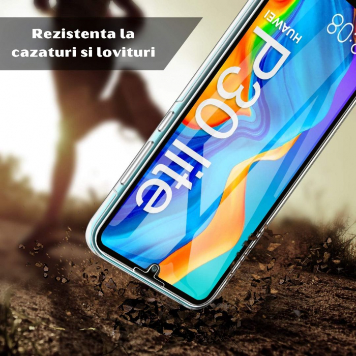 Husa protectie 360 (fata+spate) pentru Huawei P30 Lite - Transparenta [2]