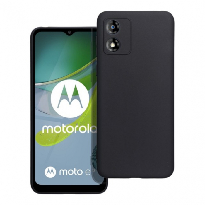 Husa silicon catifelat pentru Motorola Moto E13 interior microfibra si protectie camere [4]