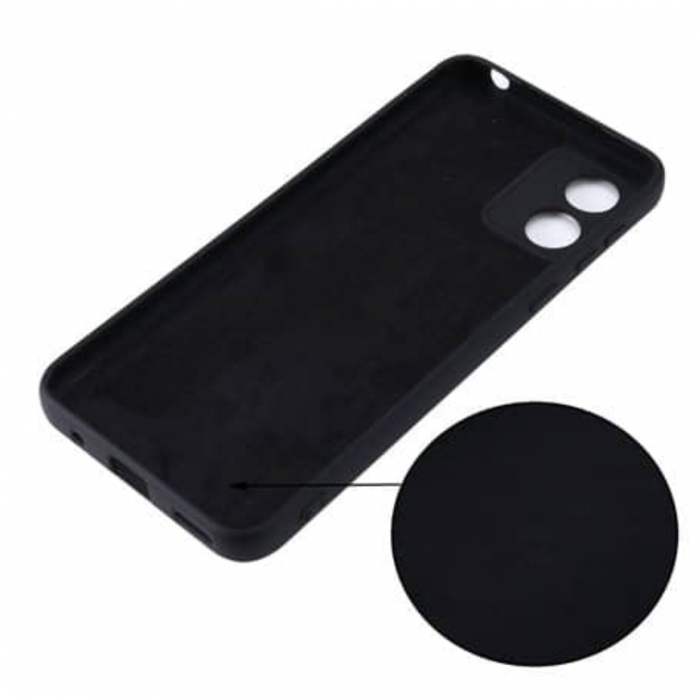 Husa silicon catifelat pentru Motorola Moto E13 interior microfibra si protectie camere [2]