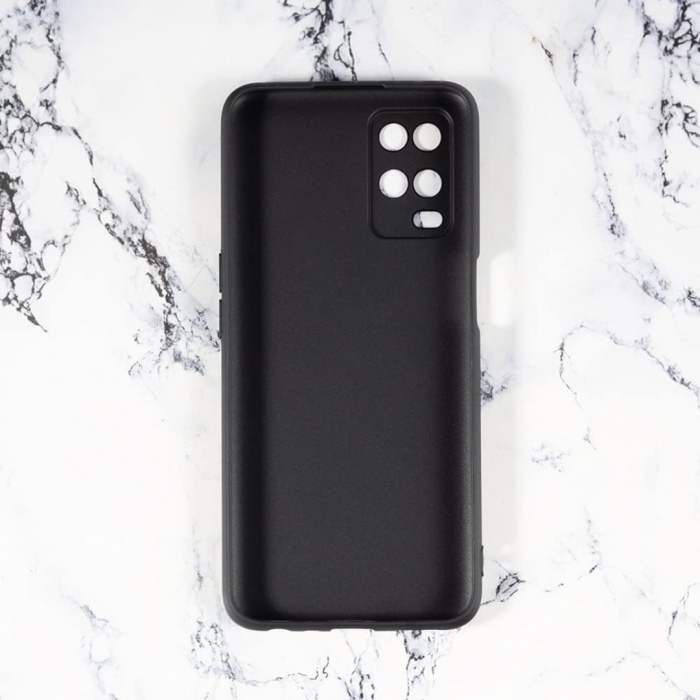 Husa silicon compatibila Oppo A54 4G cu protectie camere - Negru [5]