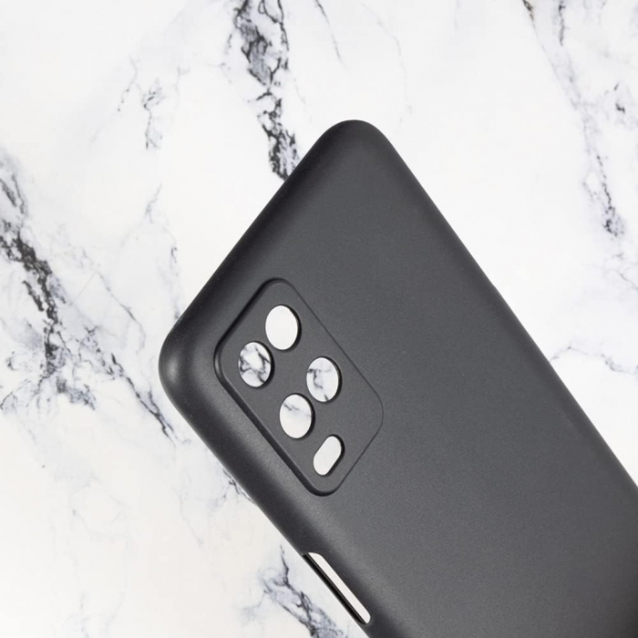 Husa silicon compatibila Oppo A54 4G cu protectie camere - Negru [2]