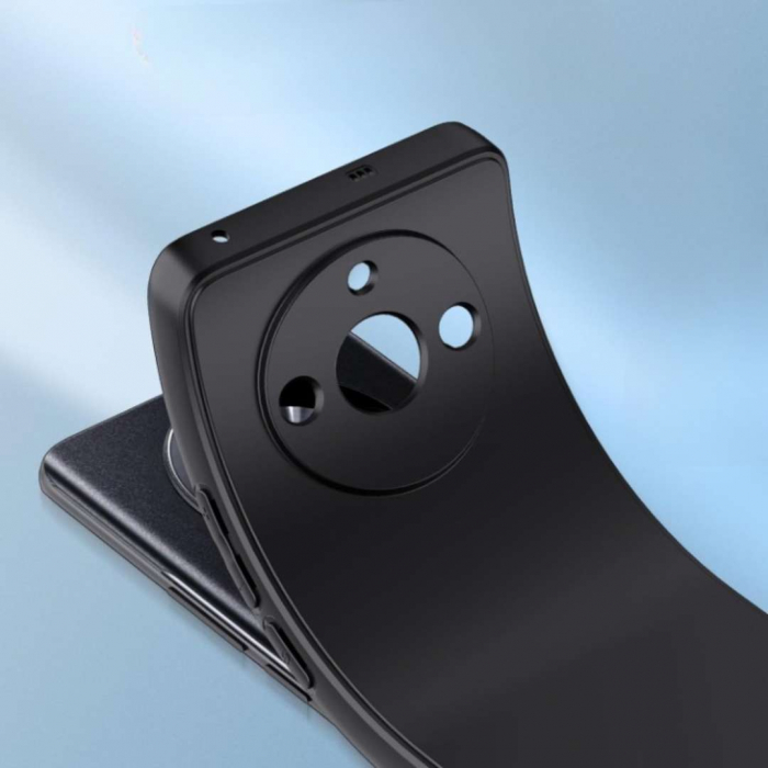 Husa silicon compatibila Realme 11 Pro cu protectie camera - Negru [3]