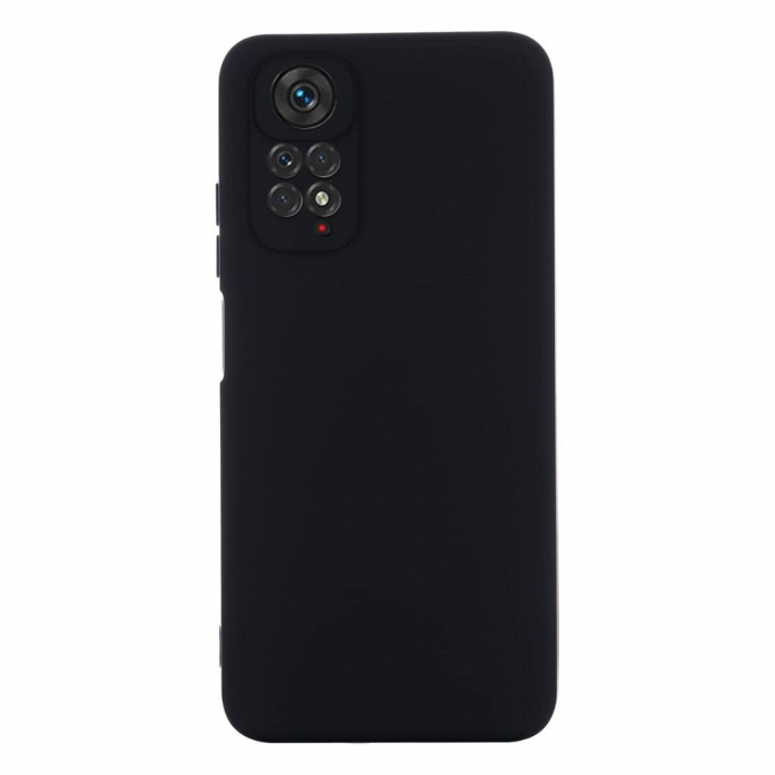 Husa silicon compatibila Xiaomi Redmi Note 11 Pro  4G cu protectie camere - Negru [2]