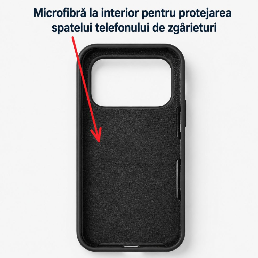 Husa silicon pentru iPhone 17 Pro Max cu snururi colorate si interior din microfibra [2]