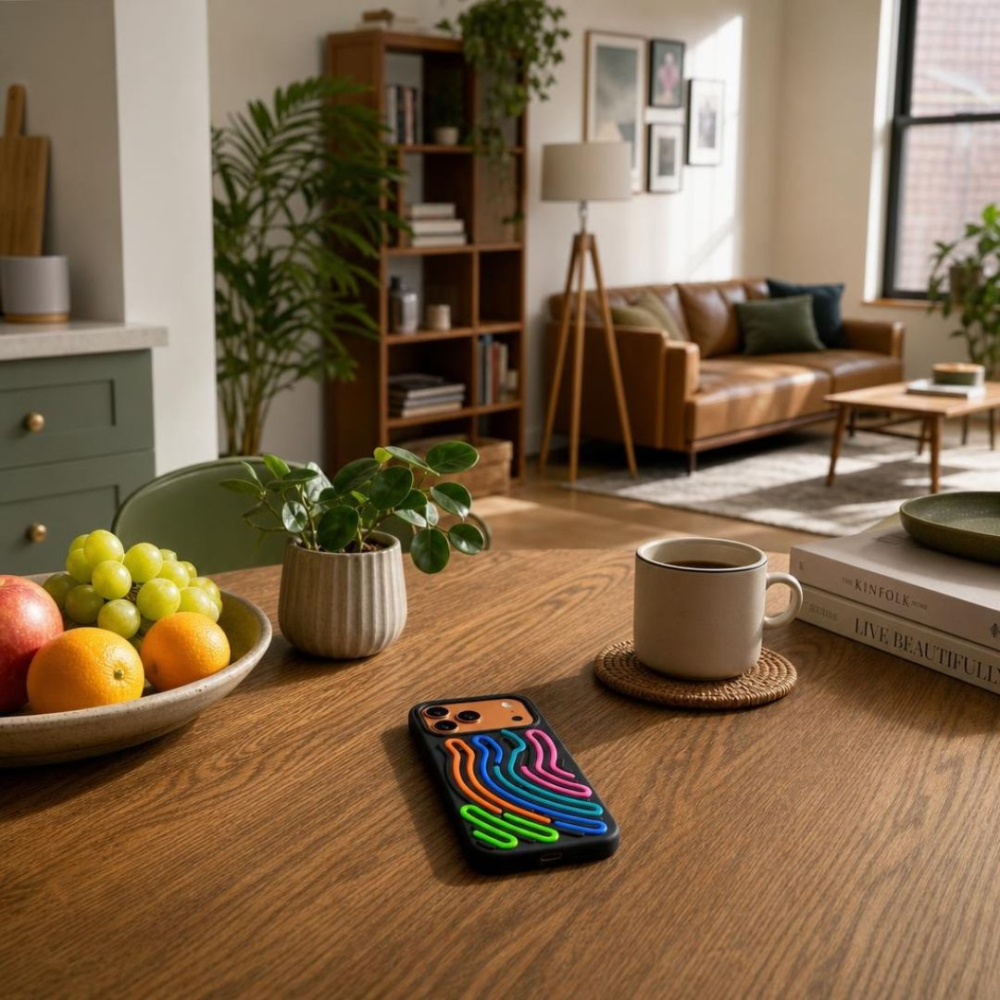 Husa silicon pentru iPhone 17 Pro Max cu snururi colorate si interior din microfibra [8]