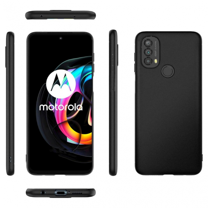 Husa silicon pentru Motorola Moto E20 - Negru [3]