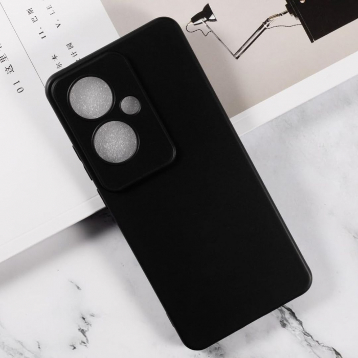 Husa silicon pentru Oppo Reno 11F cu protectie camere - Negru [5]