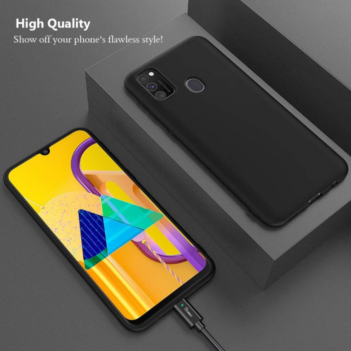 Husa silicon pentru Samsung Galaxy M21 - Negru [4]