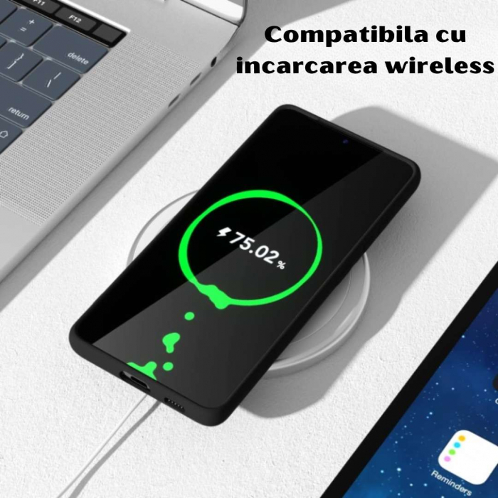 Husa Silicon pentru Samsung Galaxy S21 Ultra cu Protectie Camere [3]