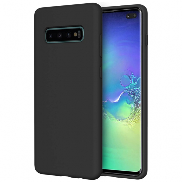 Husa Silicon Samsung S10 - Negru [3]